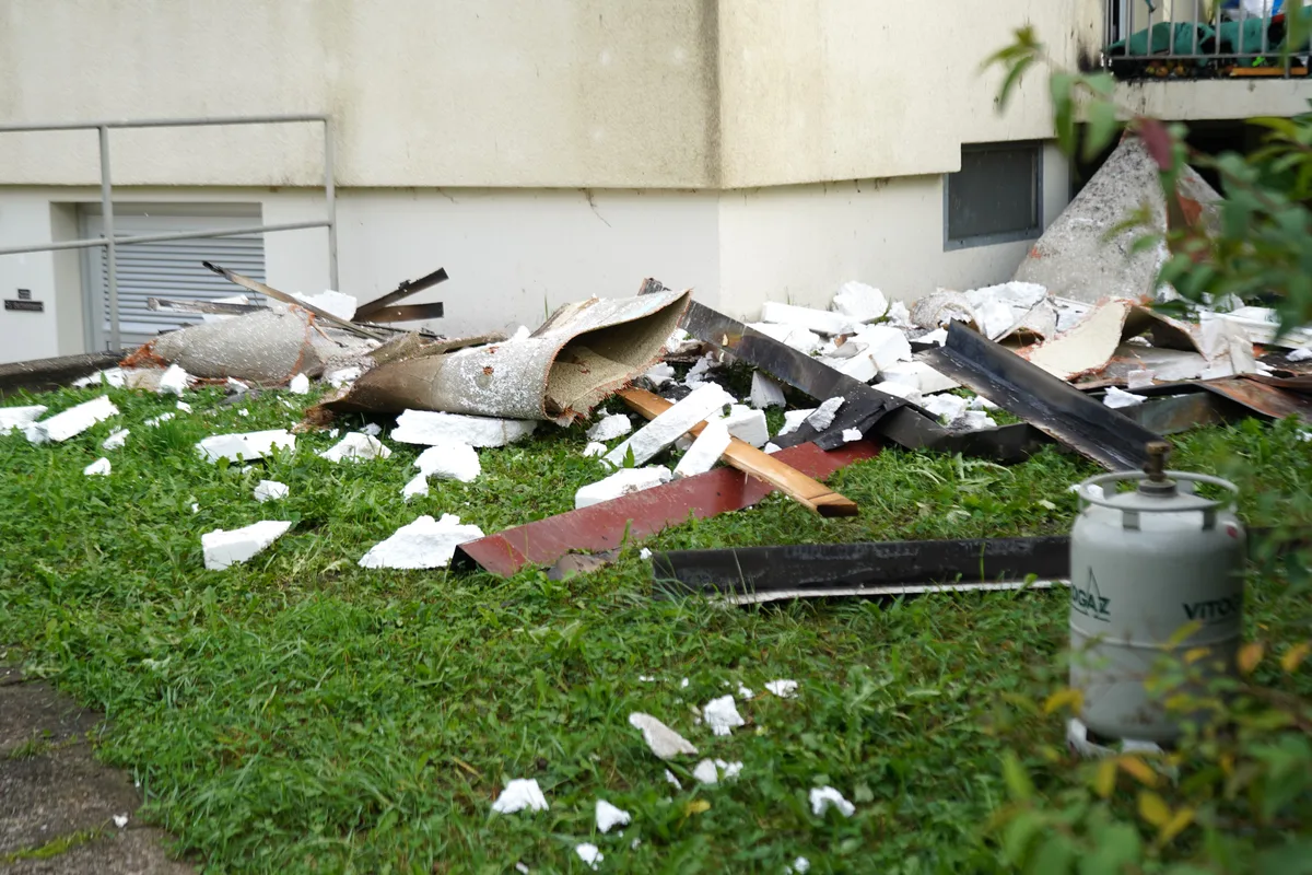 Wohnung nach Brand in Pfäffikon.